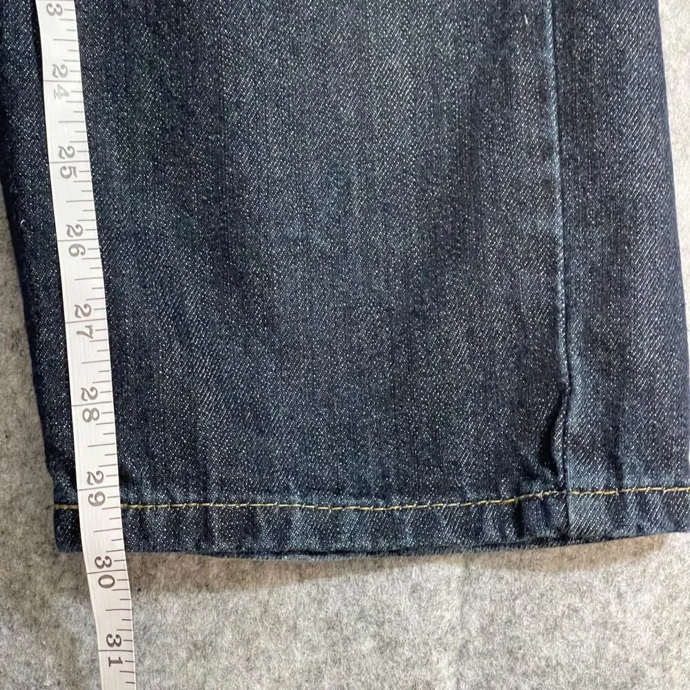 Levi Mens 514 denim straight‎ leg dark blue wash 5 pocket 38x30